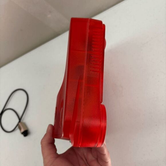 Nintendo 64 Replacement Console Only Clear Red Not Funtastic Replacement Shell - Picture 4 of 8